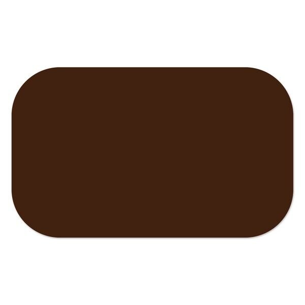 Ergomat 3.5in x 5.5in DuraStripe Xtreme Round Strip Brown, 45PK DSX-STRIP-3.5x5.5R-BR-KIT - main